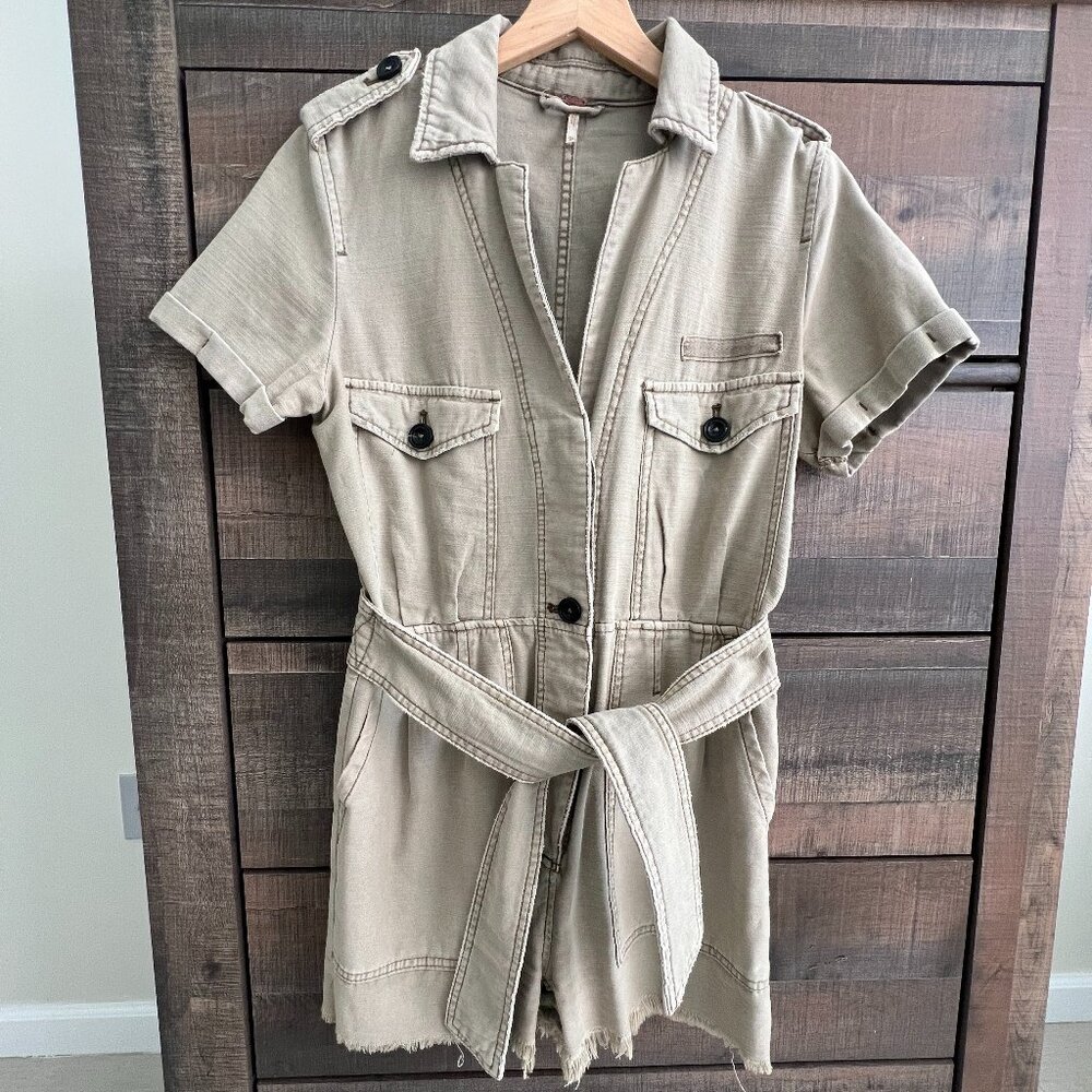 Free People Women's Denim Jumpsuit Size XS